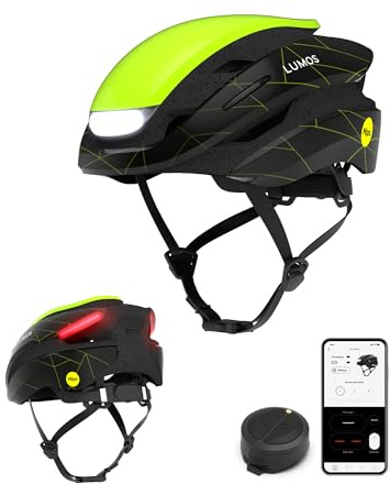 Lumos Ultra Smart-Helm | Fahrradhelm | Vorder- und Rücklicht (LED) | Blinker | Bremslichter | Bluetooth-Verbindung | Erwachsene: Herren, Damen