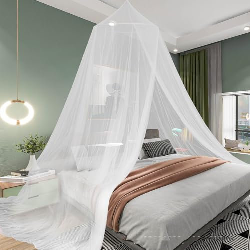 Khsp5d Kuppelförmiges Moskitonetz zum Aufhängen im Bett