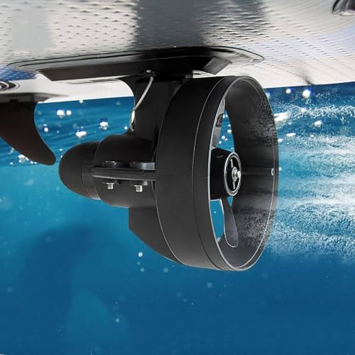 WEIZIIA Aleta eléctrica a batería para Tabla de Surf de Remo, propulsión de hélice motorizada eléctrica de 216 W y 288 W, Motor de propulsión subacuático de 12 V, Kit de Tabla de Surf,288W