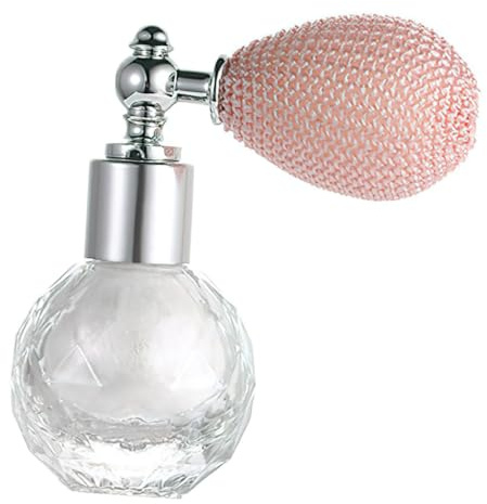 Schimmerndes Sprühpuder Körperhighlighter Weiß mit Glas Sprayflasche