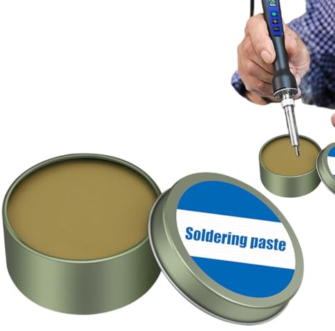 MOLZINY 100g Pasta Saldante Pasta Saldante Stagno Flussante Pasta saldante Pasta per saldare a stagno Grasso Saldatura a Stagno Senza Piombo Flussi Pasta Saldante,per Saldatura a Stagno