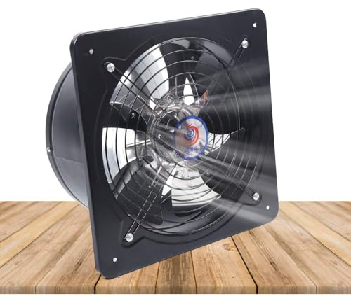 Explosion-Proof Fan - Industrial Axial Ventilation Extractor for Spray Booths and Paint Fumes - High Velocity Utility Air Blower for Exhaust Flow Management