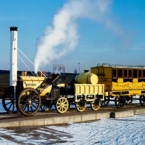 Stephensons Rocket Locomotion Train Greeting Sound Card