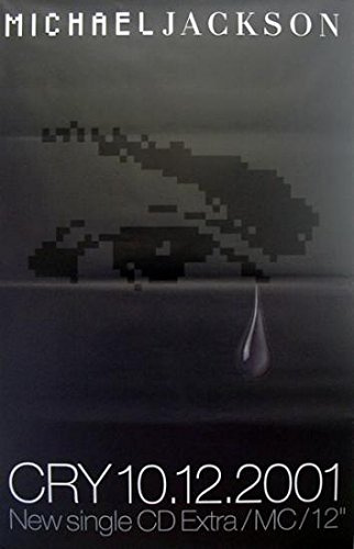Michael Jackson: Cry | original UK Promo Poster Übergrösse XL