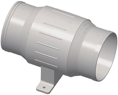 MiDMarine In-line Turbo Bilge Blower Fan, 330CFM Waterproof to IP66 4 Hose Boat