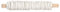 Rayher 24116102 Papierdraht, 0,55 mm ø, auf Holzwickel 50 g, ca. 20 m, Basteldraht, Papier umwickelter Draht, weiß