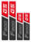 Harz reflektierende Stickers FÜR SEITLICHE FÄLLE ALU F 800 GS/ADV ATR-007 (Dark Red)