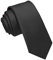JEMYGINS Cravate Homme Noir en Soie 6CM Étroit Slim Plusieurs Couleurs Disponibles Décontractée Compris Boîte(12)