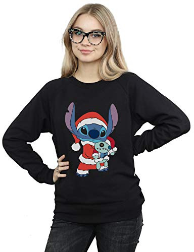 Disney Women's Lilo And Stitch Stitch Christmas Sweatshirt