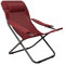 HOMECALL Camping-Klappstuhl mit 2 x 1 Textilene und verstellbarer Rückenlehne - Rot