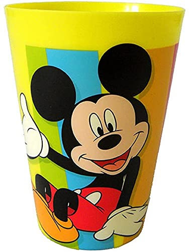 Dream' s Party Bicchiere Pappa Bevande Topolino Mickey Mouse - in plastica rigida per pasto acqua Bambino Bambina bimbi