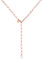 GD GOOD.designs Gliederkette Roségold Damen - Wasserfeste Y Kette I Verstellbare Ankerkette aus Edelstahl I Vergoldete Frauen Halskette