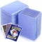 WAIZHIUA 100Pcs 3x4 Top Loaders Clear Card Sleeves, 35pt Rigid Thick 76x101mm Standard Size Toploader Card Protectors for Pokemon MTG Hockey Golf Sports Cards (Pack of 100)