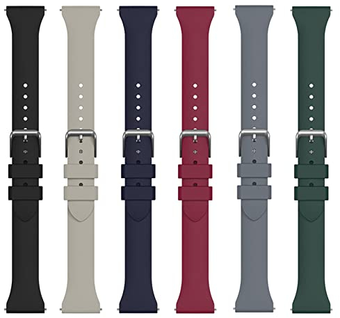 Chofit Correa de repuesto compatible con Popglory P22/Blackview R3/IOWODO R5 R3 Pro R3 R2 X2/ASWEE A602/A601/A7/A8/G1 pulsera delgada de silicona para correa de liberación rápida de 20 mm