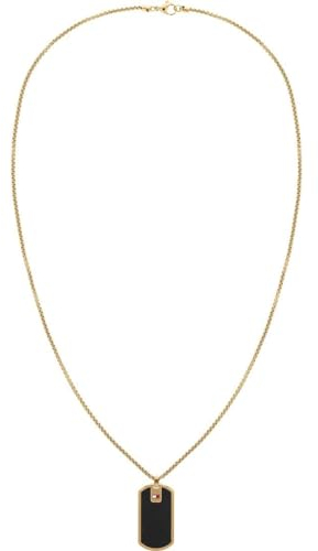 Tommy Hilfiger Jewelry Halskette mit Anhänger für Herren in Gelbgold - 2790432