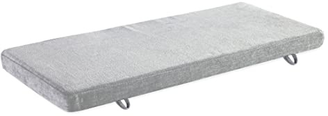 Loveboat Piano Bench Cushion, Washable Bench Pad for Shoe Storage, Window, Piano, Dining 30x14x2 Grey