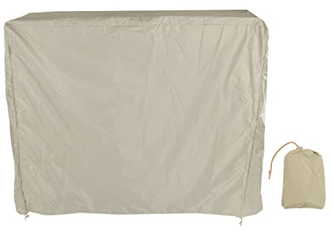 Tischtennis-Tischabdeckung, Wasserdichte Schutzhülle mit Reißverschluss, Beige