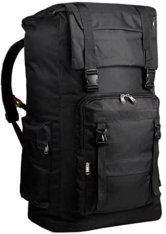 FLYIFE Trekkingrucksack,120L Leicht Rucksack Multifunktionale Wasserdicht Wanderrucksack Pack Armeerucksack Reiserucksack für Herren Damen Sport Outdoor,Ripstop und wasserfest