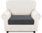 Easy-Going Stretch Sofa Sessel Überzug, 1 Stück Universeller Rutschfester Sesselbezug Sitzkissenbezug, Waschbarer Jacquard Sofaschutz Hund Katze, Kuscheliger Sofa Couch Cover, 1 Sitzer, Dunkelgrau