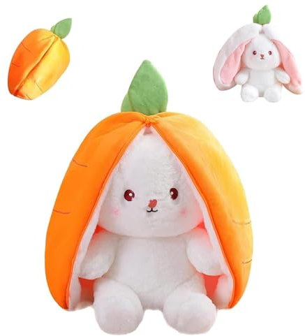 Kuscheltier Hase, PlüSchtier Hase, 18cm Erdbeer Hase Kuscheltier, Hase Kuscheltier, Erdbeere Kuscheltier, Erdbeer Kuscheltier, Kuscheltier MäDchen, Geburtstagsgeschenk füR Jungen, MäDchen, Kinder