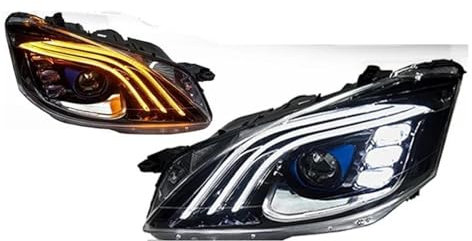 Headlamp For Benz S Class W221 2006-2012 Car Headlights For Maybach Style LED Auto Headlamp Assembly Projector Lens Accessories Kit Headlight(10-13 night vision)