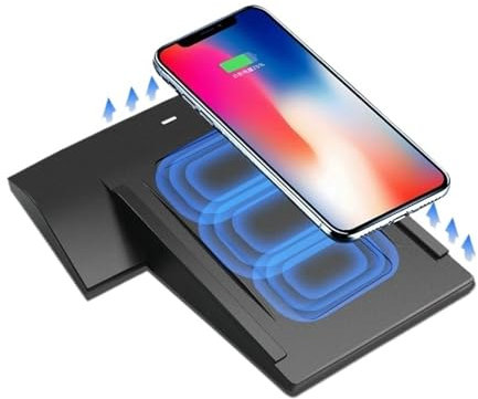 Pexorin for VW, for Golf, for 7 MK7 Autozubehör Handy 15W QI Wireless Charger Telefonadapter Schnellladehalter Kabelloses Ladegerät