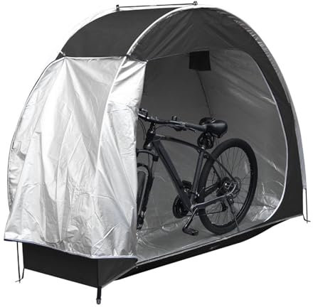 Tente D'Abri de Stockage de Vélo, Tissu Oxford 210D, Couvertures de Vélo D'extérieur, Tente de Stockage, Abris de Stockage de Vélo Imperméables, Abri de Couverture de Vélo pour