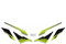 Pegatinas Llantas Moto Pegatinas Para Carenado De Motocicleta, Pegatinas Decorativas, Kit De Impresiones Reflectantes, Accesorios Impermeables Para K&awasaki Z900 Z 900 2020 2021 Adhesivos Llantas(Col