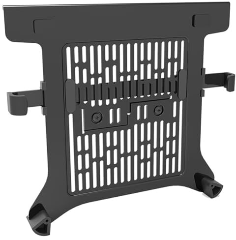 Fangxuee New -2 Laptop Mount Tray Laptop Holder Arm Mount Vented Notebook Tray Expandable Clamps for 10-17Inch Notebook