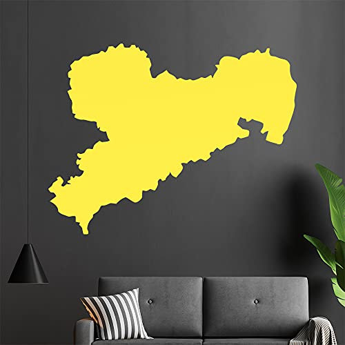 KIWISTAR Bundesland Sachsen - Dresden Völkerschlachtdenkmal Wandtattoo in 6 Größen - Wandaufkleber Wall Sticker - Dekoration, Küche, Wohnzimmer, Schlafzimmer, Badezimmer
