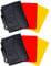 Friencity Football Fußball Schiedsrichter Karten Sets, Warning Referee Rote und Gelbe Karten mit Wallet Score Blätter, Bleistift Zubehör, 2 Packs