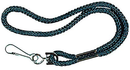 b+d Cuerda de silbato con mosquetón (negro)