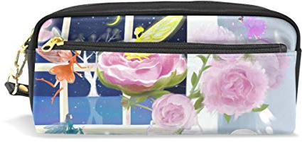 imobaby Fantasy Feen Tragbare Tasche PU Leder Schule Stifteetui Schreibwaren Bleistifttasche für Kinder Wasserdicht Kosmetik Tasche Make-up Beauty Case