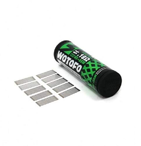 Wotofo - Pack de 10 unidades de malla para regeneración del atomizador Profile RDA, resistencia eléctrica 0,18 ohmios (KA 1)