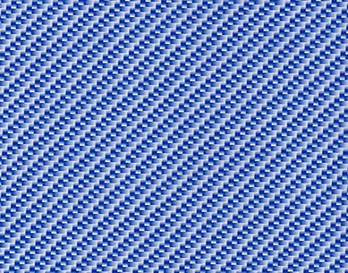 MST-DESIGN Wassertransferdruck Folie I Starter Set Klein I WTD Folie + Dippdivator/Aktivator + Zubehör I 4 Meter mit 50 cm Breite I Carbon Carbon-Look Blau I CD 221-7