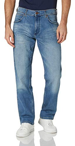Wrangler Herren Greensboro Jeans, Blue Fever, 38/32