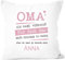 SpecialMe® Kissen-Bezug personalisiertes Geschenk Spruch Papa/Mama/Oma/Opa Ich Habe versucht Finden anpassbarer Name Dekokissen Oma - 1 Name weiß 40cm x 40cm