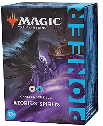Magic The Gathering Pioneer Challenger Deck 2021-Azorius Spirits Azul, Color Blanco, Standard (Wizards of The Coast C94460000)