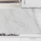 danario Küchenrückwand selbstklebend - Matt - Spritzschutz Küche - versteifte PET Folie - 0,37 mm - Marmor weiß - 60cm x 340cm