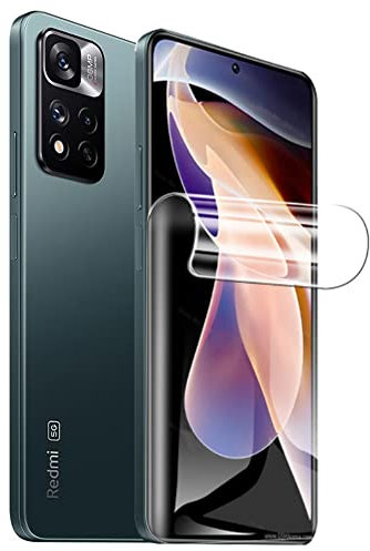 CUFEREDU 2 uds Protector de Pantalla Flexible para Xiaomi Redmi Note 11 Pro / 5G / Note11 Pro+ 5G 6.67 3D Película de Hidrogel Transparente de TPU Huella Dactilar Desbloqueado NO Vidrio Templado