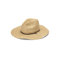 Volcom Voldora Sombrero de paja de ala ancha para mujer, natural, talla única, Natural, Talla única