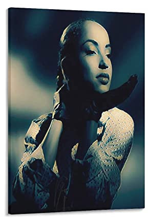 Enartly Leinwand Druck Poster Sade Singer Poster und Wandkunst Moderne Familienschlafzimmer Dekor 60x90cm Kein Rahmen