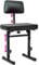 Liquid Stands Piano Bench Adjustable Stool – Music Keyboard Bench with Backrest Seat for Piano Keyboard Stand with Black Padded Cushion for Musicians Piano Stool Chair