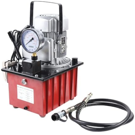 Pompe hydraulique électrique 700 Bar Pompe électrohydraulique 220V Agrégat hydraulique Manuelle Valve avec tuyau d'huile 750W