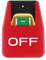 Gokelomg 250V KJD17B YH02 Sicherheitsschalter, Maschinenschalter, 16A Aus-ein Rote Abdeckung Not Halt Druck Knopf Schalter, motorschutzschalter, Notausschalter von Elektrischen Geräten (5-pin)