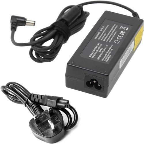 TJ Inspirations 19.5V 4.7A 90W AC Adapter Laptop Charger Compatible with Sony Vaio VGP-AC19V33 VGP-AC19V37 VGP-AC19V32 VGP-AC19V31 PCG-61611M PCG-71911M VGN VPC Series (6.5 * 4.4mm)