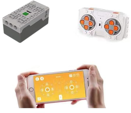 Technik Power Functions Set, Technik Fernbedienung und Batteriebox, Motor Akku Batteriebox Kompatibel mit Technic 8881 8883