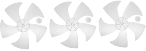 Hemobllo 3pcs Electric Fan Leaves for Pedestal and Table Fans Durable Replacement Parts Sturdy Design Easy Installation Compatible Models Transparent Finish