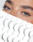 Kurze Wimpern Natürlicher Look Wispy Falsche Wimpern C Curl Fake Wimpern Volumen Nerzwimpern 10mm Augenwimpern Pack Süße Falsche Wimpern 32-4EVA