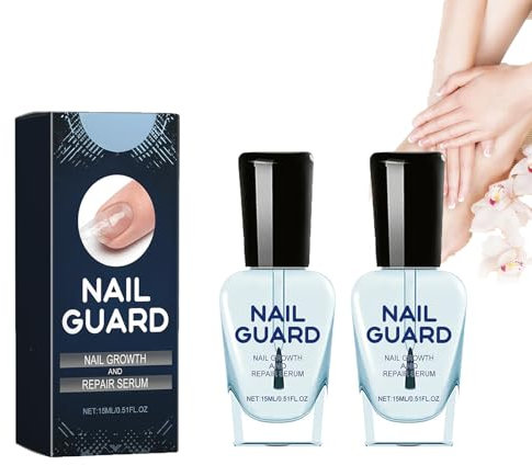 Onyxoguard Nail Growth And Repair Serum, Nail Growth Serum, Onyxoguard Nail Repair Essence, Nail Growth and Strengthener Essence for Thin Nails and Growth, Strengthen Your Nails - Pack of 2